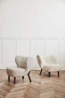 Bild von &Tradition Little Petra VB1 Loungechair & ATD1 Pouf – Geölter Walnuss/Karakorum 003