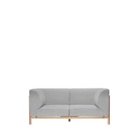 Bild von Hübsch Moment 2-Pers. Sofa L: 182 cm - Grå/Natur OUTLET