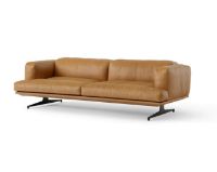 Bild von &Tradition Inland AV23 3-Sitzer-Sofa SH: 40 cm – Edles cognacfarbenes Leder