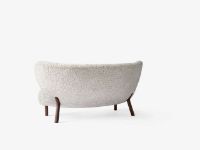 Bild von &Tradition Little Petra VB2 Sofa L: 150 cm – Geölter Walnuss/Schaffell Moonlight