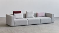 Bild von HAY Mags 3-Sitzer-Kombination 1 L: 268,5 cm – Hallingdal 116/Schwarz gebeizte Buche