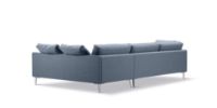 Bild von Erik Jørgensen EJ 295 86 Rechtsgerichtetes Ecksofa inkl. 3 Kissen L: 270 cm – Foss 722/Chrom