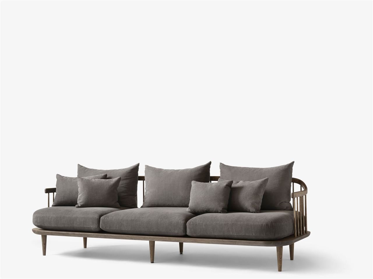 Bild von &Tradition Fly SC12 Sofa L: 240 cm – Geräucherte geölte Eiche/Hot Madison 093