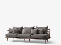 Bild von &Tradition Fly SC12 Sofa L: 240 cm – Geräucherte geölte Eiche/Hot Madison 093