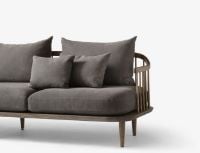 Bild von &Tradition Fly SC12 Sofa L: 240 cm – Geräucherte geölte Eiche/Hot Madison 093