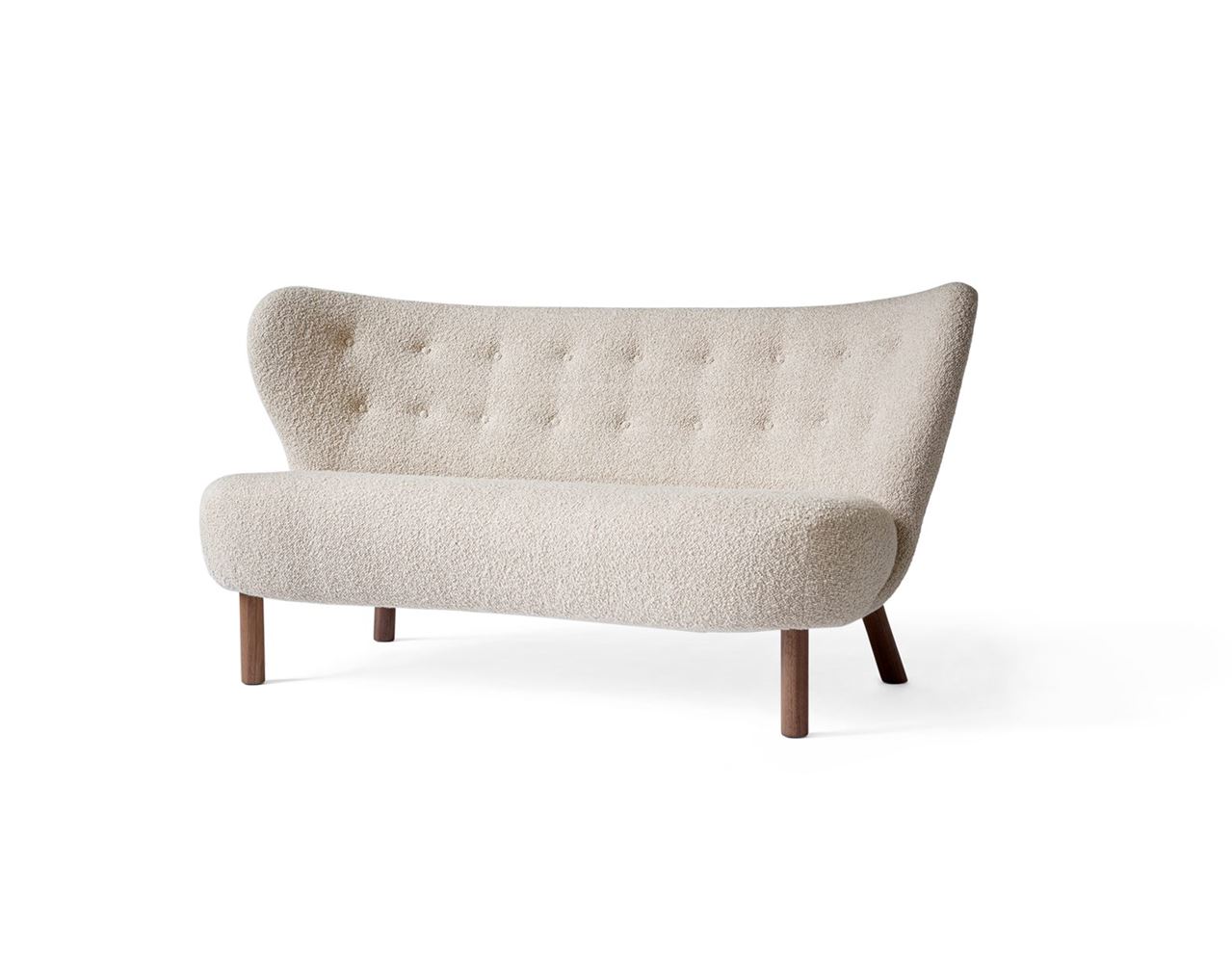 Bild von &Tradition Little Petra VB2 Sofa L: 150 cm – Walnuss geölt/Karakorum 003
