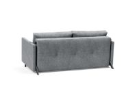 Bild von Innovation Living Cubed Schlafsofa mit Armlehnen L: 160 cm – Twist Granit/Matt Black