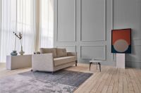 Bild von Innovation Living Cubed Schlafsofa mit Armlehnen L: 160 cm – Twist Granit/Matt Black