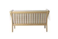 Bild von FDB Furniture J148 2-Personen-Sofa Erik Ole Jørgensen L: 150 cm – Teppich aus Eiche/Pferd