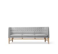 Bild von &Tradition AJ5 Mayor 3 Pers. Sofa L: 200 cm – Grau/Weiß geölte Eiche
