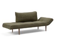 Bild von Innovation Living Zeal Styletto Daybed 72x178 – Dunkles Holz/Cordufine Pine Green