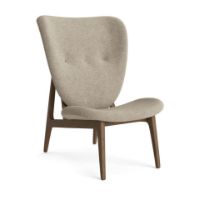 Bild von NORR11 Elephant Lounge Chair Vollgepolstert SH: 38 cm – Helle geräucherte Eiche/Barnum Col 3