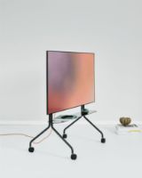 Bild von Sockel Pipe Moon Rollin' TV Stativ 107x78 cm - Schwarz OUTLET