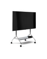 Bild von Sockel Moon Tray Regal 80x36 cm - Chrom