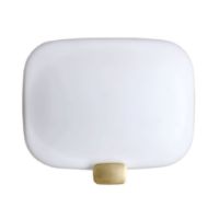 Bild von DCW Editions Light Me Tender Horizontal H: 25 cm - Aluminium/Weißglas 