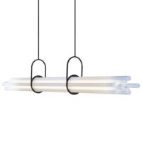 Bild von DCW Editions NL12 Lampe B: 130 cm - Weißes Glas