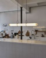 Bild von DCW Editions NL12 Lampe B: 130 cm - Weißes Glas