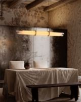 Bild von DCW Editions NL12 Lampe B: 130 cm - Weißes Glas