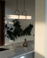 Bild von DCW Editions NL12 Lampe B: 130 cm - Weißes Glas