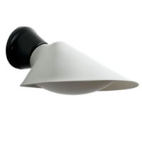 Bild von DCW Editions Plume Wandleuchte L: 30 cm - Weißes Porzellan 