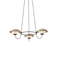 Bild von DCW Editions In The Air Pendelleuchte 3 Ø:106 cm - Aluminium/Weißglas