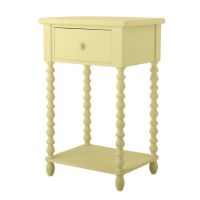 Bild von Bloomingville Salino Beistelltisch H: 70 cm - Kiefer/Gelb