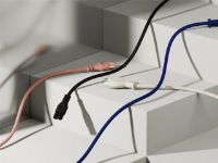 Bild von Stromkabel für Säulen, Länge: 7,5 m, Anthrazit