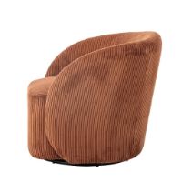 Bild von Bloomingville Pradi Loungesessel H: 73 cm - Samt/Orange