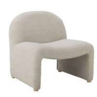 Bild von Bloomingville Neel Loungesessel H: 74 cm – Natürliches Bouclé