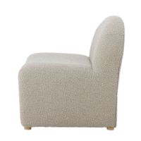 Bild von Bloomingville Neel Loungesessel H: 74 cm – Natürliches Bouclé