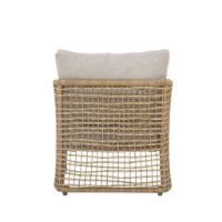 Bild von Bloomingville Penzano Loungesessel H: 70 cm - Natur geflochtenes Polyrattan