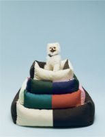 Bild von HAY Hundebett Groß 30x75x96 cm - Schwarz/Weiß