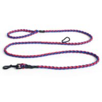 Bild von HAY Hundeleine geflochten verstellbar L: 160 cm M/L - Blau/Rot