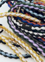 Bild von HAY Hundeleine geflochten verstellbar L: 160 cm M/L - Blau/Schwarz 
