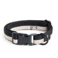 Bild von HAY Hundehalsband Flach S/M L: 45 cm - Weiß/Schwarz