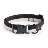 Bild von HAY Hundehalsband Flach M/L: 65 cm - Schwarz/Weiß