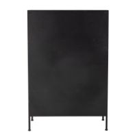 Bild von Bloomingville Kommode Mattei, H: 92 cm, Schwarz, Metall