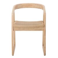 Bild von Bloomingville Serrone Esszimmerstuhl H: 76 cm - Natur/Gummibaumholz