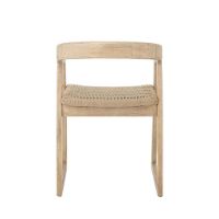Bild von Bloomingville Serrone Esszimmerstuhl H: 76 cm - Natur/Gummibaumholz