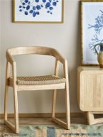 Bild von Bloomingville Serrone Esszimmerstuhl H: 76 cm - Natur/Gummibaumholz