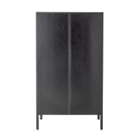 Bild von Bloomingville Marikka Schrank 85x150 cm - Schwarz/Mahagoni