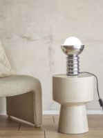 Bild von Bloomingville Spike Tischlampe H: 32 cm - Silber/Metall