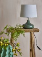 Bild von Bloomingville Loa Tischlampe H: 28 cm - Grün/Steingut