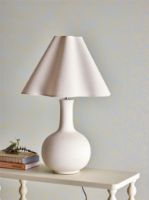 Bild von Bloomingville Heide Tischleuchte H: 60 cm - Weiß/Steinzeug
