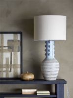 Bild von Bloomingville Gadiela Stehlampe H: 90 cm - Blau/Steinzeug