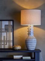 Bild von Bloomingville Gadiela Stehlampe H: 90 cm - Blau/Steinzeug