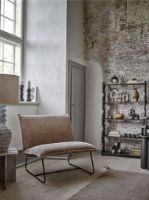 Bild von Bloomingville Gadiela Stehlampe H: 90 cm - Blau/Steinzeug