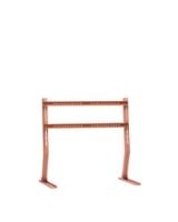 Bild von Bendy Low Standfuß für Podeste, 76 x 80 cm – Altrosa