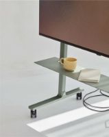 Bild von Standfußplatte Straight Rollin' TV Stativ 107x80 cm - Moosgrün
