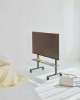 Bild von Standfußplatte Straight Rollin' TV Stativ 107x80 cm - Moosgrün